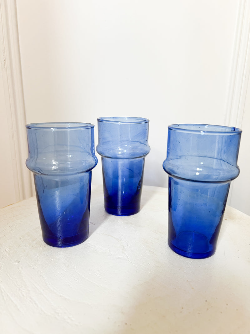 Verres marocains bleus 