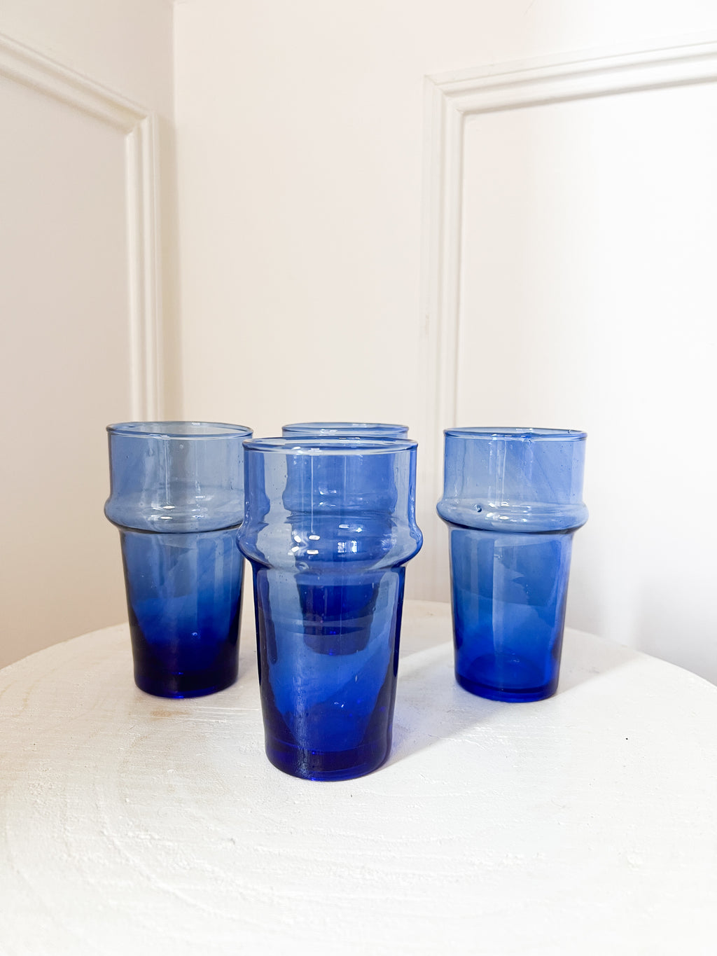 Verres Beldi bleus 